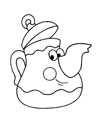 You can accompany it with some purchased tea bags, tea pot or tea cup. Printable Teapot Coloring Pages Coloring Home