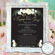 Beautiful Memorial Sign In Memory Of Sign In Remembrance Of Sign Funeral Sign Celebration Of Products Art Quotes Memories Funeral