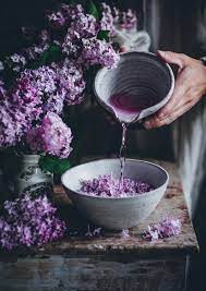 Lilac Syrup 3 Ingredient No Churn Lilac Ice Cream Call Me Cupcake Call Me Cupcake Lilac Frozen Treats