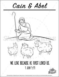 A short animated video about the story of cain and abel; Genesis 4 Cain Abel Preschool Coloring Pages Sharefaith Kids