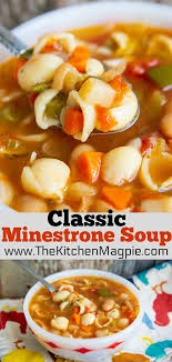 There Is Nothing Like Minestrone Soup When The Cold Weather Hits This Classic Italian Soup Is Chock F Minestrone Soup Recipe Italian Soup Homemade Soup Recipe