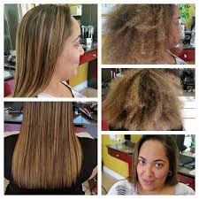 Keratin treatments can keep hair in line by reducing its porosity and smoothing the cuticle. Keratin Morning Makeover Thank You Mayra For Bringing Crystal To The Salon Keratintreatment Newme Newhairstyle Hair Styles New Hair Keratin Treatment