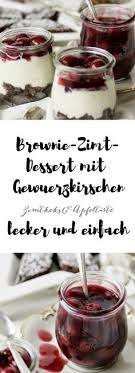 Zimt Brownie Cheesecake Dessert Mit Gewurzkirschen Cheesecake Desserts Cheesecake Brownies Thermomix Desserts