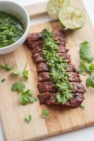 Mouthwatering Cilantro Lime Skirt Steak Chimichurri Sauce Recipes Skirt Steak Food