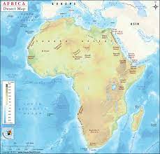 Explore our deserts map with national geographic. African Deserts Map Showing Area Or Location Of All The Major Deserts In African Continent Desert Map Map Africa