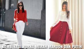 Jika anda menyukai warna merah namun tidak ingin teralu kentara, anda bisa menggunakan warna merah maroon atau marun sebagai pengganti. 13 Contoh Gambar Kombinasi Warna Merah Yang Pas Dan Serasi