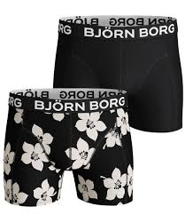 Die von seinem legendären tennistalent und seinem sportlichen können inspirierte unterwäsche björn borgs bietet eine farbenfrohe kollektion dar, die. Bjorn Borg Boxershorts Shorts Sammy Graphic Floral 2 Pack Black Beauty 90651 The Little Green Bag