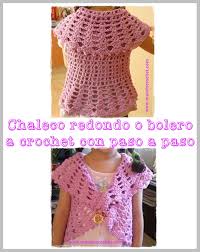 Blusas en crochet,blusas modernas de crochet,blusas tejidas a gancho,blusas de puntos de abanicos en crochet, blusas de piñas en crochet,blusas a la moda vestidos de ganchillo. Chaleco Redondo A Crochet Para Nina