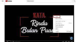 3 Cara Mudah Memutar Video YouTube yang Kita Suka Berulang-ulang secara Otomatis - Tribunjateng.com