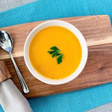 Scoop out the seeds, cut off the rind, and dice the squash. Easy Creamy Butternut Squash Soup Recipe 100 Directions
