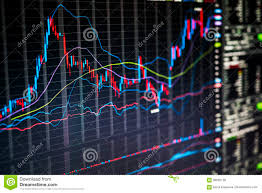 trading screen stock photo image of charts investing