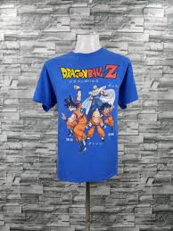 Dragon Ball Z Goku & Gang Blue Shirt, Men's Fashion, Tops & Sets, Tshirts &  Polo Shirts on Carousell