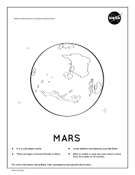 Mars coloring page twisty noodle Nasa Coloring Pages Nasa Space Place Nasa Science For Kids