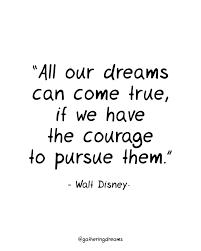 All our dreams can come true, if we have the courage to pursue them. from a travel perspective, walt disney pioneered the modern theme park with disneyland. 100 Dream Quotes To Inspire You And Motivate You Dream Motivation Quotes Dream Quotes Inspirational Acting Quotes
