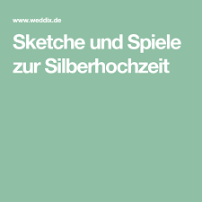 Bei dieser feier wird alles silber geschmückt und das fest ist nicht selten so groß wie die hochzeit vor 25 jahren. Sketche Und Spiele Zur Silberhochzeit Silberhochzeit Silberhochzeit Spiele Hochzeit