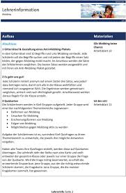 Lehrerinformation Mobbing Pdf Kostenfreier Download