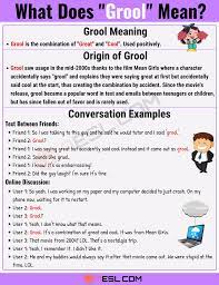 Grool Meaning What Is Grool With Great Cool Examples 7esl Slang Words Learn English Vocabulary Learn English