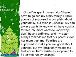 Christmas Five Paragraph Essay