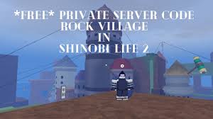 For the unversed, there are plenty of items available on the chances of getting your hands on spawn items in shindo life private servers are a bit higher as compared to normal servers. Free Private Server Code Leaf Village Shinobi Life 2 Roblox Youtube