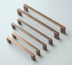 set of 6 oil rubbed bronze cabinet pull