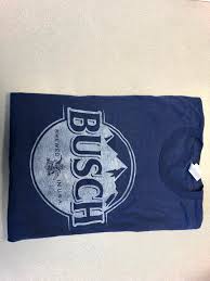 Busch Beer Royal Blue T Shirt The Beer Gear Store
