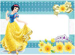 Oh My Fiesta In English Snow White Free Printable Invitations Or Photo Frames Free Printable Invitations Snow White Invitations Disney Invitations