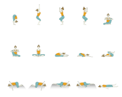 Yoga Sequence For Hips Beginners Hatha Yoga Sequence Yoga Sequences Yoga Sequence For Beginners
