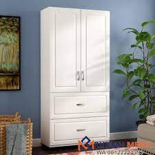 Untuk pedoman model dan harga lemari pakaian bisa anda lihat pada uraian di bawah ini. Lemari Pakaian Kayu Minimalis 2 Pintu Rumah Mebel