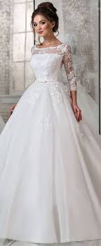 Modest Lace Tulle Scoop Neckline Natural Waistline Ball Gown Wedding Dress Wi Modest Wedding Dresses Ball Gown Ball Gown Wedding Dress Trendy Wedding Dresses