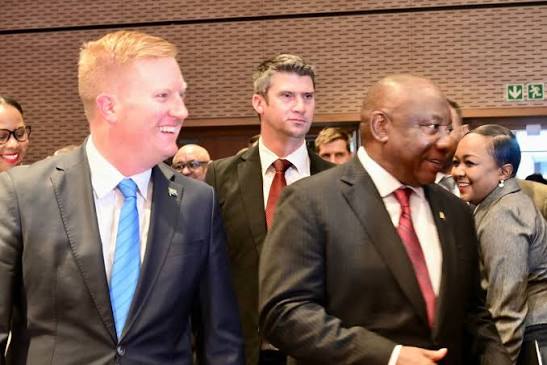 This morning, I welcomed President Cyril Ramaphosa who will be officially opening Sustainable Infrastructure Development Symposium in Cape Town. #SIDSSA25 marks a turning point in our mission to turn South Africa into