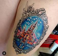 Maybe you would like to learn more about one of these? Wdw Walt Disney World Cinderella S Castle With Tinker Bell Tattoo Disney Tattoos Disney Castle Tattoo Castle Tattoo