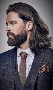 Pin By Daniel Linares On Beards Ii Men S Long Hairstyles Long Hair Styles Men Man Ponytail