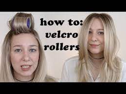 The size of the roller will affect the size and shape of the curl. Easy Velcro Roller Placement Youtube