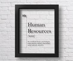 Transparent Human Resources Definition Print Hr Office Decor Etsy Motivational Wall Art Unique Wall Art Etsy Wall Art