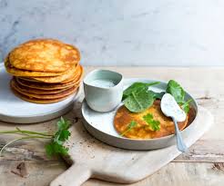 Blinis De Patate Douce Yaourt A La Coriandre Cookidoo La Plateforme De Recettes Officielle De Thermomix