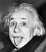 We have all heard that math wasn&#39;t Einstein&#39;s strong point, and [Hans] Ohanian ruthlessly lays out the ... - Einstein_tongue
