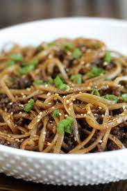 Since developing my asian noodle bowl recipe a couple months ago i've made them at least a half dozen times which is…a lot of asian noodle bowls. Mongolian Ground Beef Noodles Jen Around The World