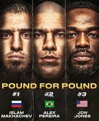The UFC top 3 Pound for Pound ⚖️