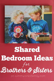Twins shared bedroom idea for boy and girl. Shared Bedroom Ideas For Brother And Sister A Crafty Spoonful
