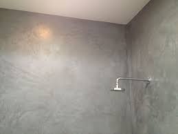 Plaster Showers In Venice Ancient Materials For Modern Buildings Concrete Shower Shower Wall Diy Plaster