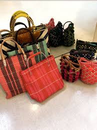 Hand crafted entirely in italy by artisans and sourced for their design, quality and authenticity, this range of bags offer a touch of la dolce vita. Enshalla Handwoven Bags Pink Red