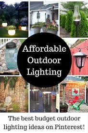 Affordable Outdoor Lighting Inexpensive Backyard Ideas Easy Backyard Landscaping Budget Backyard