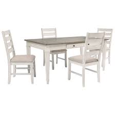 Find stylish home furnishings and decor at great prices! Signature Design By Ashley Skempton 5 Piece Rect Dining Room Table W Storage Royal Furniture Dining 5 Piece Sets