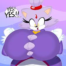 Blaze the cat breast expansion - Rule34