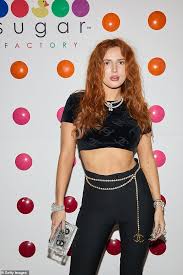 The awakening , you get me & shake it up. Bella Thorne Flashes Her Toned Midriff In A Black Crop Top As She Hosts A Listening Party In Miami Daily Mail Online