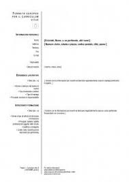 Europeo Word Modelos De Curriculum Vitae Curriculum Vitae Ejemplos De Curriculum Vitae