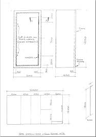A rifle and handgun cabinet is important to have so that you can store your guns safely, out of the wandering hands of children and others. Gun Cabinet Drawing
