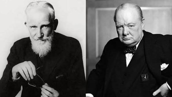 Churchill's witty response to Shaw's invitation