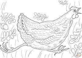coloriage henny penny crie le ciel est en train de tomber coloriages a imprimer gratuits potiers
