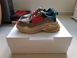 These luxury sneakers retail for £600. Balenciaga Triple S On Feet Viveos Net